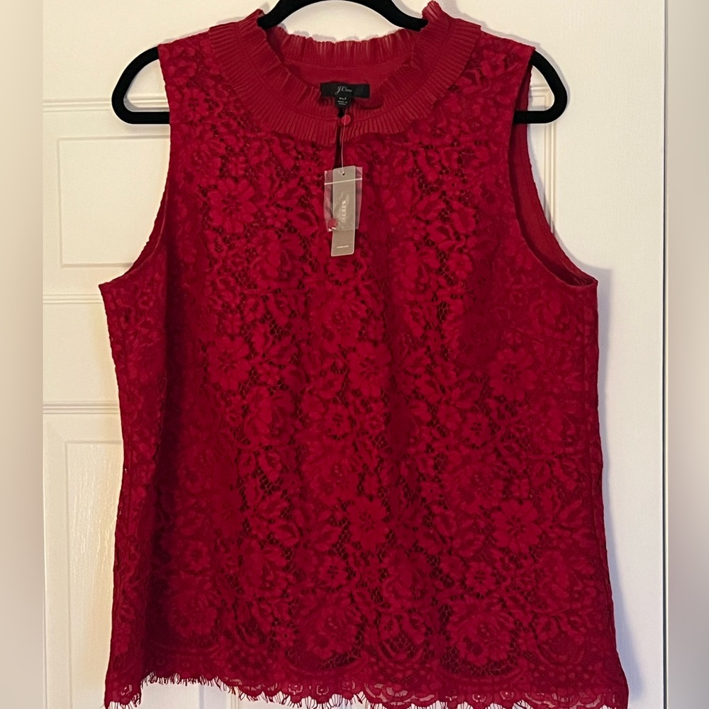 J. Crew Lace Top (TXL)- NWT
